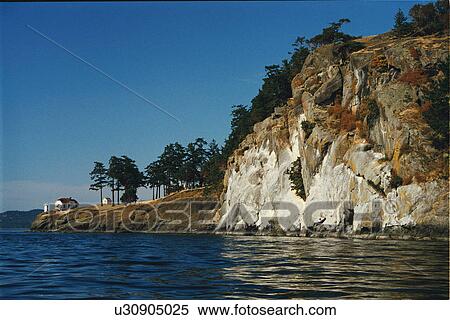 lighthouse located at Turn Point, Washington View Large Photo Image Stock Photography - lighthouse located at Turn Point, Washington. Fotosearch