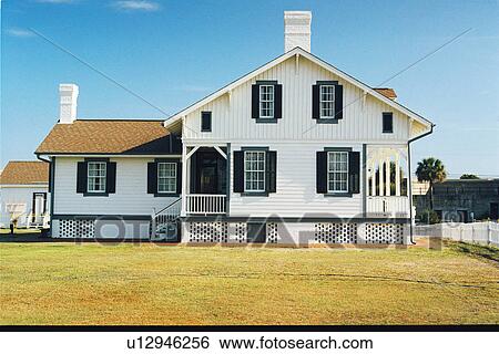 Stock Photograph - lighthouse located at Tybee Island, Georgia, United States. Fotosearch