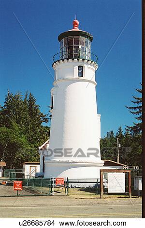 lighthouse located at Umpqua River, Oregon, United States View Large Photo Image Picture - lighthouse located at Umpqua River, Oregon, United States. Fotosearch