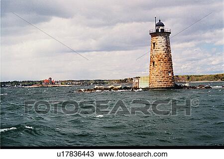 lighthouse located at WhaleBack, Maine, United States View Large Photo Image Stock Image - lighthouse located at WhaleBack, Maine, United States. Fotosearch
