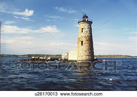 lighthouse located at WhaleBack, Maine, United States View Large Photo Image Stock Image - lighthouse located at WhaleBack, Maine, United States. Fotosearch