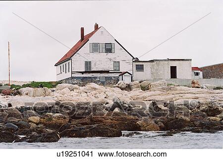 lighthouse located at White Island, New Hampshire, United States View Large Photo Image Stock Image - lighthouse located at White Island, New Hampshire, United States. Fotosearch