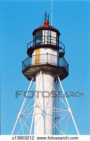 lighthouse located at Whitefish Point, Michigan, United States View Large Photo Image Stock Image - lighthouse located at Whitefish Point, Michigan, United States. Fotosearch