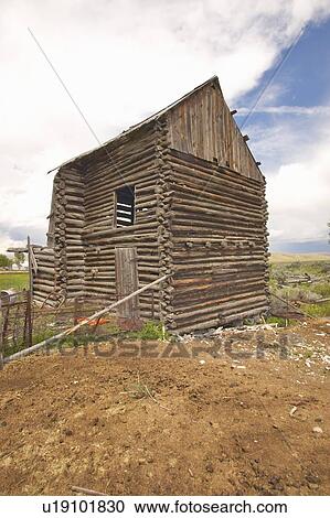 Deserted log building View Large Photo Image Stock Image - Deserted log building. Fotosearch