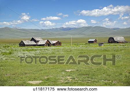 Deserted ranch in Centennial Valley, Lakeview, MT View Large Photo Image Stock Photography - Deserted ranch in Centennial Valley, Lakeview, MT. Fotosearch