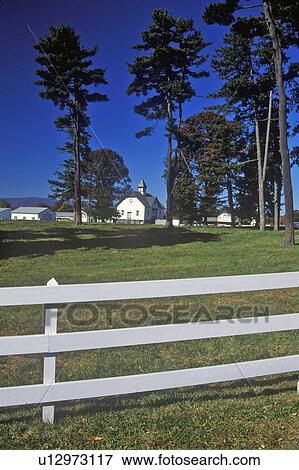Stock Photo - Long view of a Dutch Barn. Fotosearch