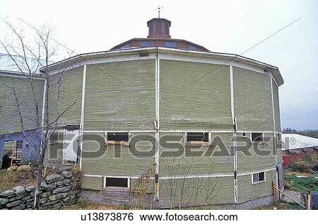 Stock Photograph - Polygonal barn. Fotosearch