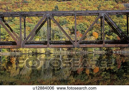 Stock Photograph - An iron bridge . Fotosearch