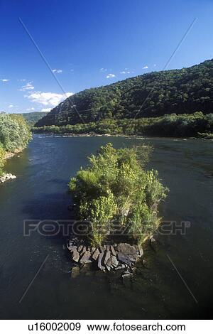 Confluence of Shenandoah and Potomac River View Large Photo Image Stock Photo - Confluence of Shenandoah and Potomac River. Fotosearch