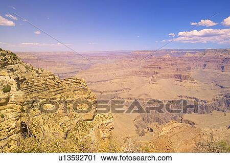 Edge of South Rim of Grand Canyon National Park in mid-summer in Arizona View Large Photo Image Stock Image - Edge of South Rim of Grand Canyon National Park in mid-summer in Arizona. Fotosearch
