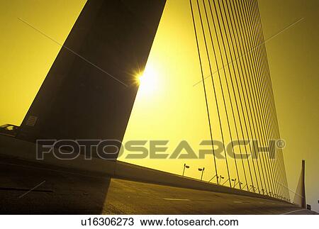 Tampa Sunshine Skyway Bridge View Large Photo Image Stock Image - Tampa Sunshine Skyway Bridge. Fotosearch