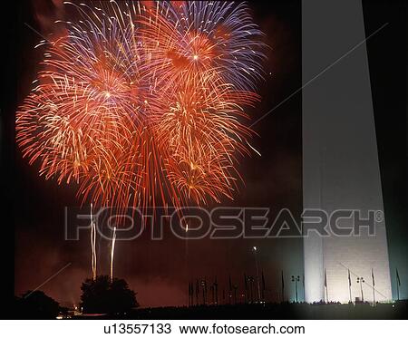 Fireworks display at the National Monument, Washington DC View Large Photo Image Stock Image - Fireworks display at the National Monument, Washington DC. Fotosearch