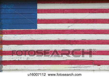 American flag painted on side of house View Large Photo Image Stock Image - American flag painted on side of house. Fotosearch