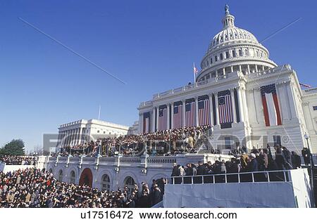 Crowd in front of the U. S. Capitol building View Large Photo Image Stock Image - Crowd in front of the U. S. Capitol building. Fotosearch