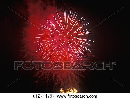 Stock Photo - Fireworks. Fotosearch