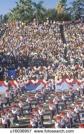 Stock Photo - Rose Bowl Parade, Pasadena, California. Fotosearch