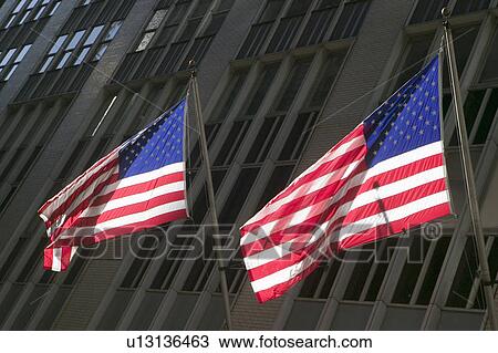 Two American flags View Large Photo Image Stock Image - Two American flags. Fotosearch