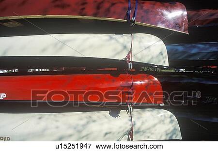 Stock Photo - Canoes. Fotosearch