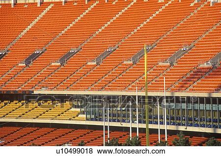 Stock Photo - Stadium seats. Fotosearch
