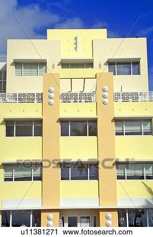 An Art-Deco District south beach building, Miami, Florida View Large Photo Image Stock Image - An Art-Deco District south beach building, Miami, Florida. Fotosearch