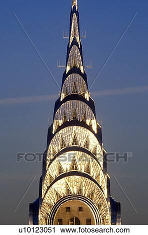 Chrysler Building at sunset, New York City, NY View Large Photo Image Stock Image - Chrysler Building at sunset, New York City, NY. Fotosearch