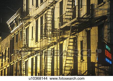 Picture - Fire escapes. Fotosearch