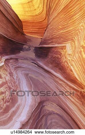 Close up of sandstone stripes View Large Photo Image Picture - Close up of sandstone stripes. Fotosearch