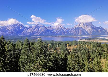 Stock Image - Grand Teton National Park, Jackson, Wyoming. Fotosearch