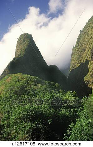 Stock Photography - Iao Needle . Fotosearch