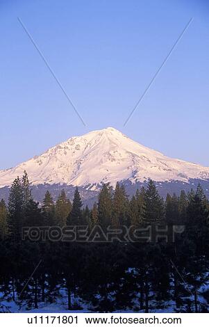 Stock Image - Mountain at sunrise. Fotosearch