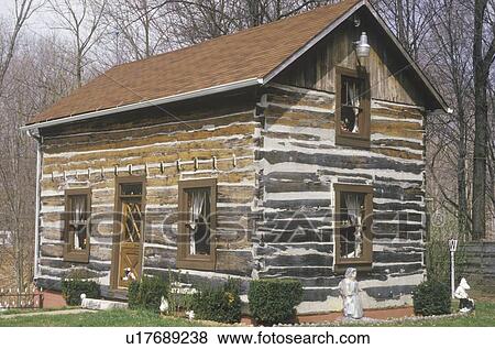 Log cabin View Large Photo Image Stock Photo - Log cabin. Fotosearch