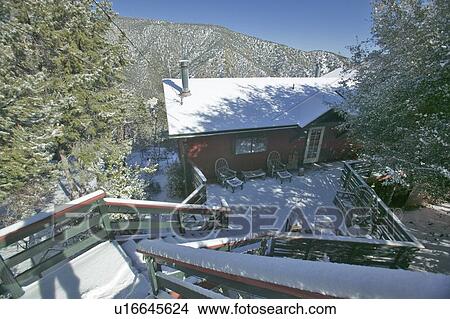 Picture - Snowy stairway. Fotosearch