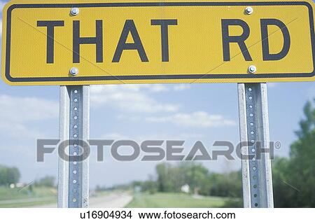 A sign that reads “That Rd” View Large Photo Image Picture - A sign that reads “That Rd”. Fotosearch