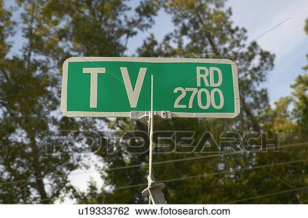 TV Road Sign View Large Photo Image Stock Image - TV Road Sign. Fotosearch