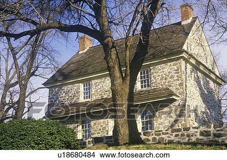George Washington's house at Valley Forge, PA View Large Photo Image Picture - George Washington's house at Valley Forge, PA. Fotosearch