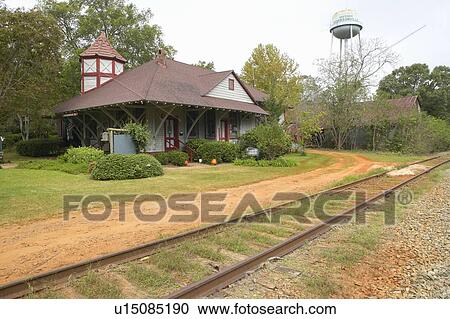 Stock Image - Historic railroad station. Fotosearch