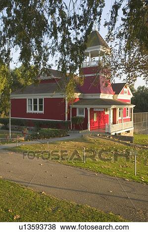 Little Red Schoolhouse View Large Photo Image Stock Photo - Little Red Schoolhouse. Fotosearch