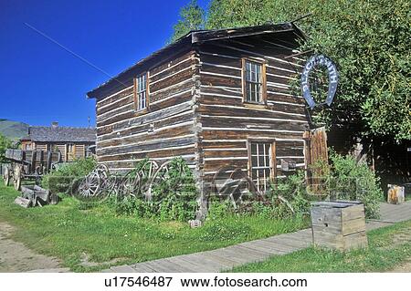 Stock Photo - Blacksmith building in Ghost Town. Fotosearch
