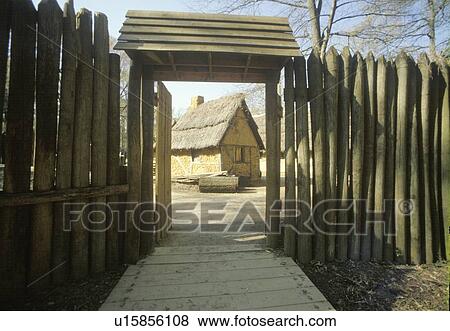 Stock Photo - Exterior of buildings in historic town. Fotosearch