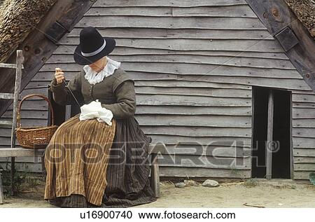 Living history reenactment of Pilgrims View Large Photo Image Stock Image - Living history reenactment of Pilgrims. Fotosearch