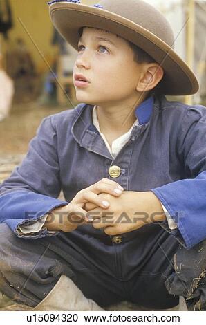 Portrait of young Civil War participant in camp scene View Large Photo Image Stock Image - Portrait of young Civil War participant in camp scene . Fotosearch