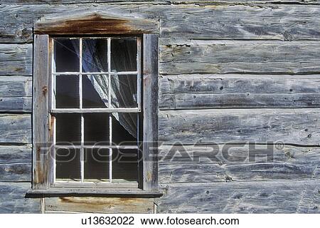 Window with curtain in log building in Ghost Town View Large Photo Image Stock Image - Window with curtain in log building in Ghost Town . Fotosearch