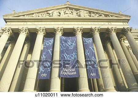 Banners at the entrance to the National Archives, Washington, D. C. View Large Photo Image Stock Image - Banners at the entrance to the National Archives, Washington, D. C.. Fotosearch