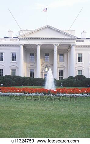 Stock Photo - The White House, Washington, D. C.. Fotosearch
