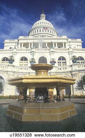 United States Capitol Building and Fountain, Washington, D. C. View Large Photo Image Stock Photo - United States Capitol Building and Fountain, Washington, D. C.. Fotosearch