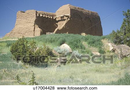 Indian ruins, Pecos View Large Photo Image Stock Photo - Indian ruins, Pecos. Fotosearch