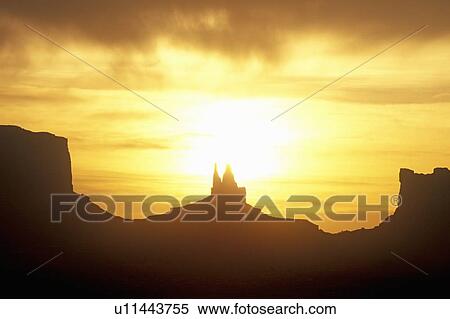 Stock Photography - Monument Valley Tribal Park At Sunrise. Fotosearch