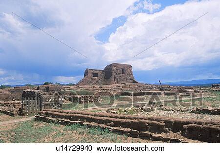Spanish Mission ruins, Pecos National Historical Park View Large Photo Image Stock Image - Spanish Mission ruins, Pecos National Historical Park. Fotosearch