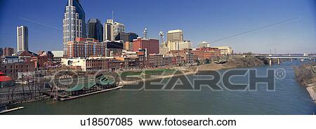 Panoramic morning view of Cumberland River and Nashville View Large Photo Image Stock Photography - Panoramic morning view of Cumberland River and Nashville. Fotosearch