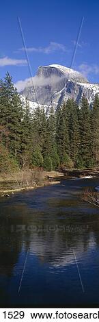 Merced River and Half Dome, Yosemite View Large Photo Image Stock Photo - Merced River and Half Dome, Yosemite. Fotosearch